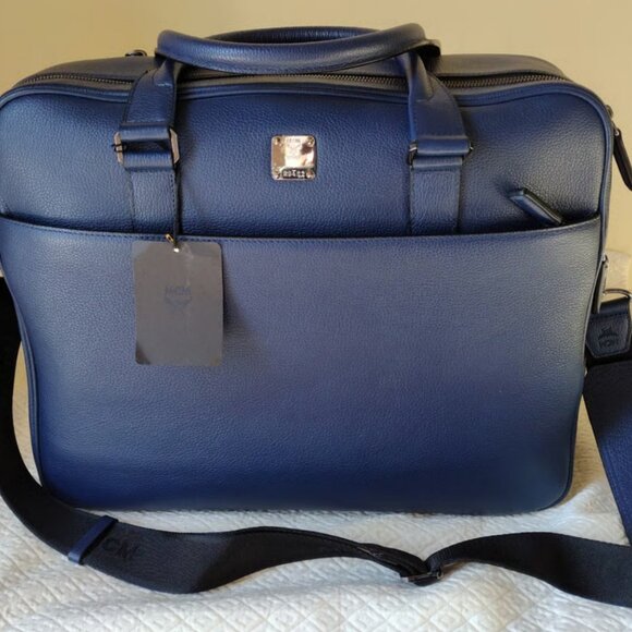 MCM Zip Briefcase/Messenger Bag - Picture 1 of 16